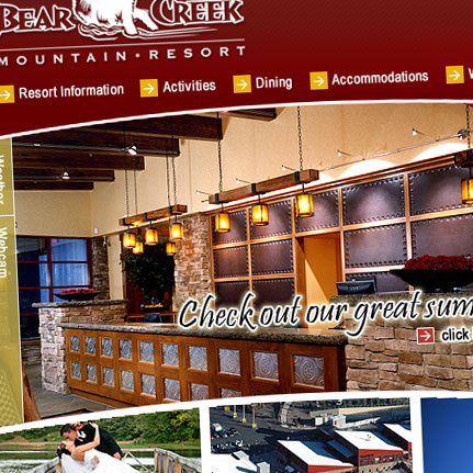 Bear Creek Mountain Resort: Web Interface Design and Development