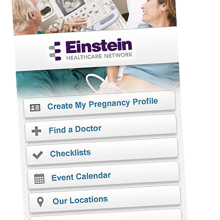 Einstein Health System: iPhone/Android App