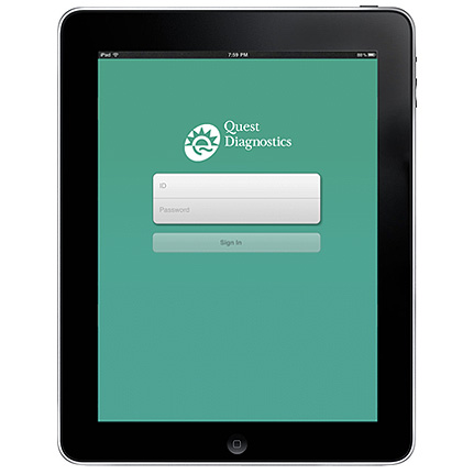 Quest Diagnostics: iPad based sales app
